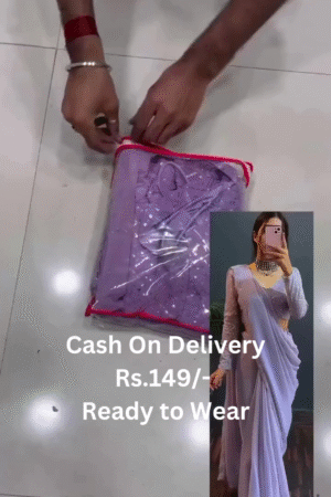 Ready To Wear Saree Stitched Blouse Belt