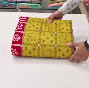 Latest New Pure Gaji Silk Hand Gotapatti Work Dupatta Sari