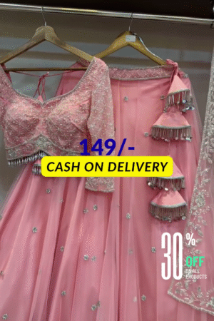 Starry Charm – Fox Georgette Sequin Work Lehenga Choli