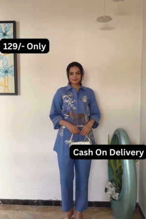 πΈ Beautiful Embroidered Co-Ord Set β Just βΉ129/- β¨