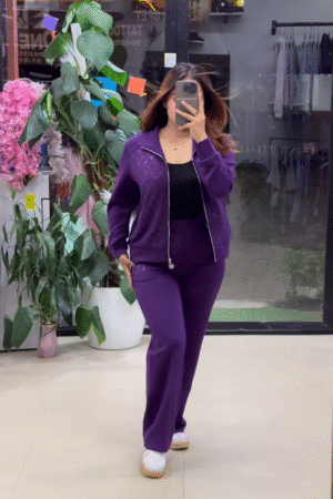 π Midnight Glow Co-Ord Set β Purple, Black & Blue Elegance β¨ππ€π