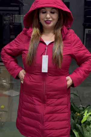 βοΈ Winter Luxe Puffer Coat β Gray, Red, Yellow & Black Edition π€β€οΈππ«οΈ