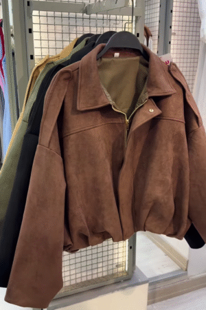 π§₯ Timeless Suede Charm β Autumn & Winter Jacket πβοΈ