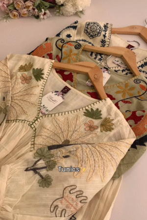 Adorned in Elegance: Cotton Kurtis with Lace Details – A Perfect Fusion of Comfort and Style